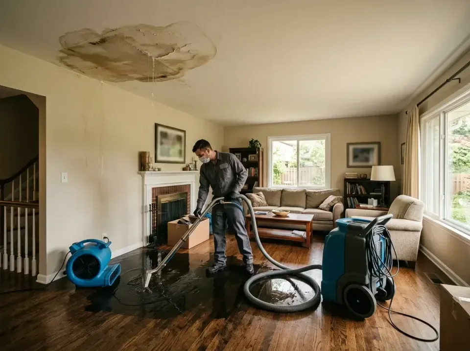 attic-pipe-burst-ceiling-drip-008 — frequently asked questions, Water Damage Restoration & Carpet Care in Lexington, OH